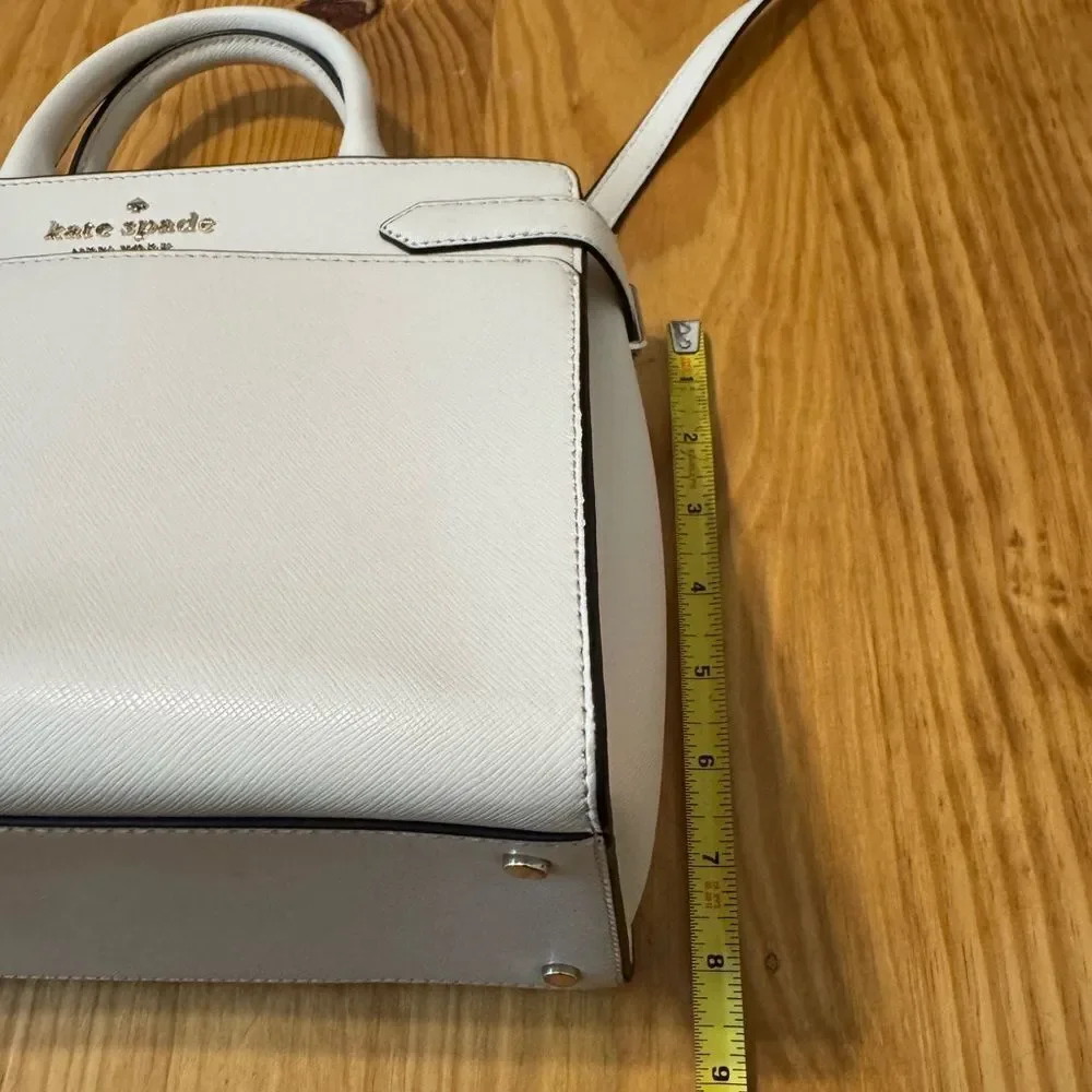 Kate Spade New York Staci Medium Satchel Leather - Parchment